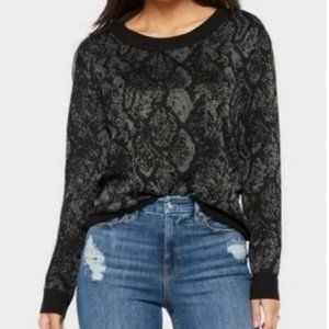 John + Jenn Carlos Snake Sparkle Sweater - XS
